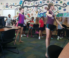 volunteering at h.e.p. in Clearwater, Florida