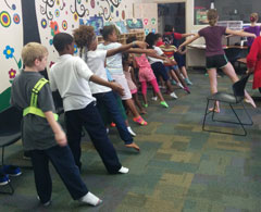 volunteering at h.e.p. in Clearwater, Florida