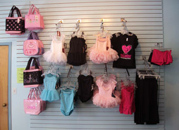 leaotards, dance bags, and other dancewear